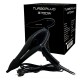 Turbo Plus Profesyonel Saç Kurutma Makinesi, AC Motor, 2500W, 3 Kademeli Isı Ayarı, Soğuk Hava Özelliği, Siyah, Fön Gagası ve Tarak Dahil, Model 3700 